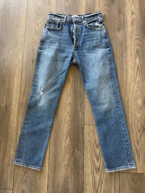 Citizens of humanity Jolene jeans 
Classic High-Rise Straight Leg Blue Jeans
